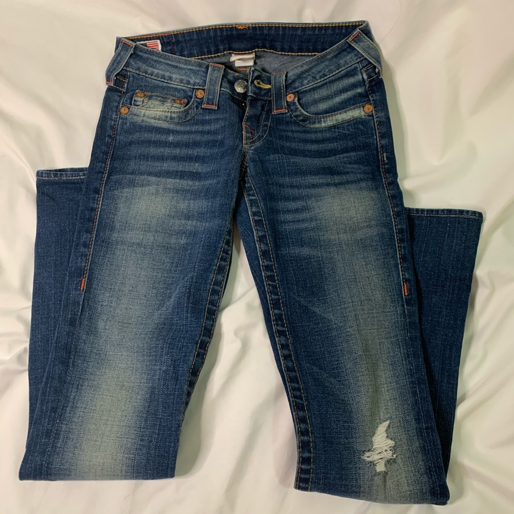True Religion Straight Leg Jeans